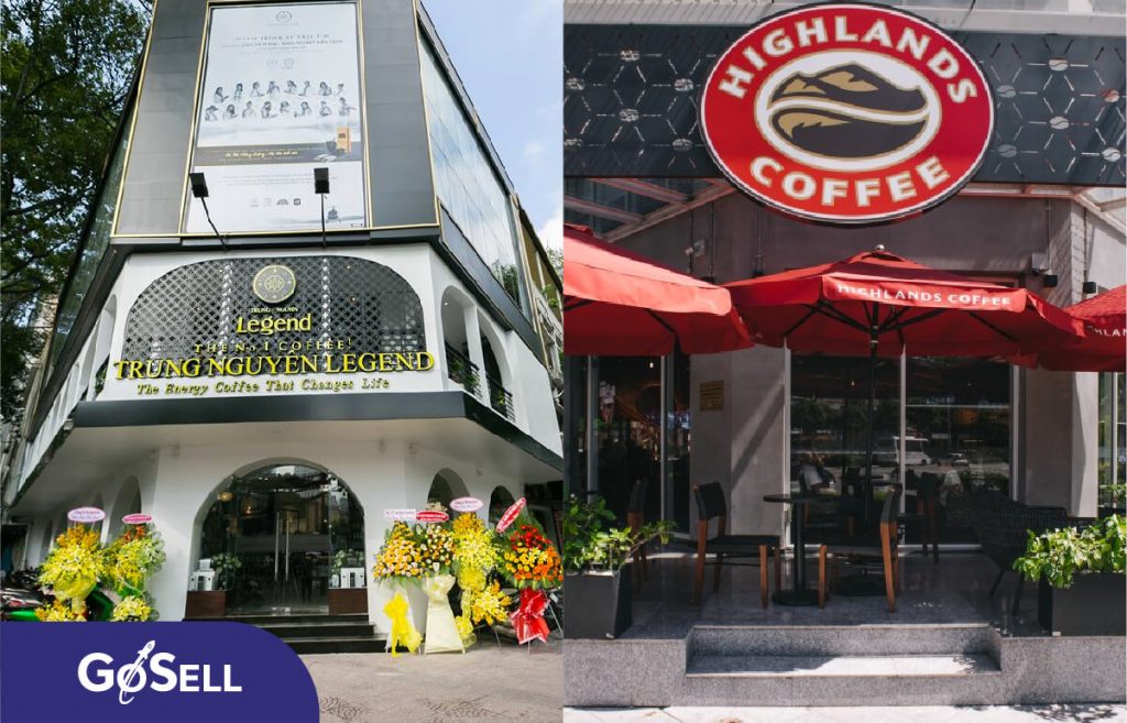 Hai ông lớn trong lĩnh vực kinh doanh cà phê là Highlands Coffee và Trung Nguyên Coffee