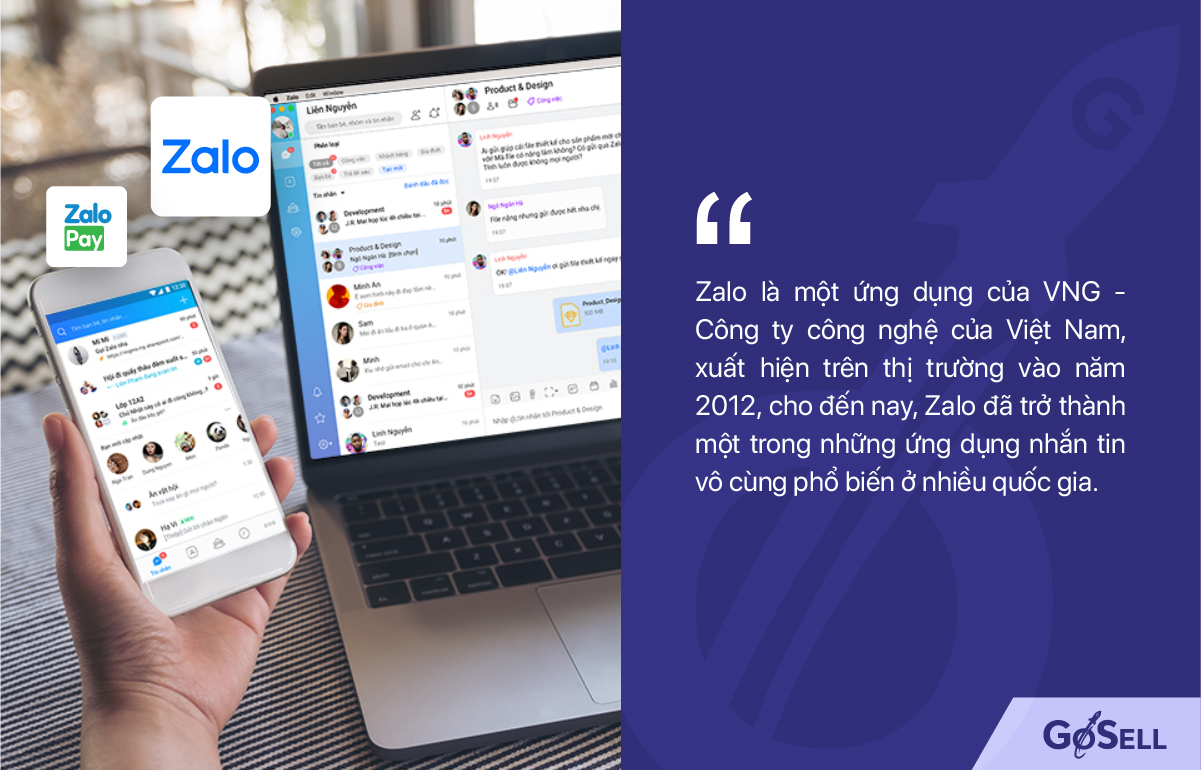 Zalo là một sản phẩm vô cùng thành công của công ty công nghệ VNG