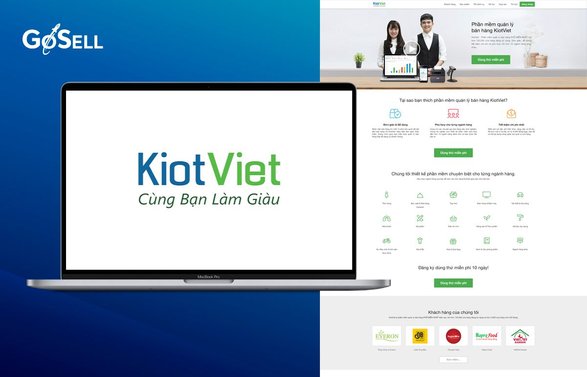 Phần mềm quản lý Fanpage trên điện thoại - KiotViet