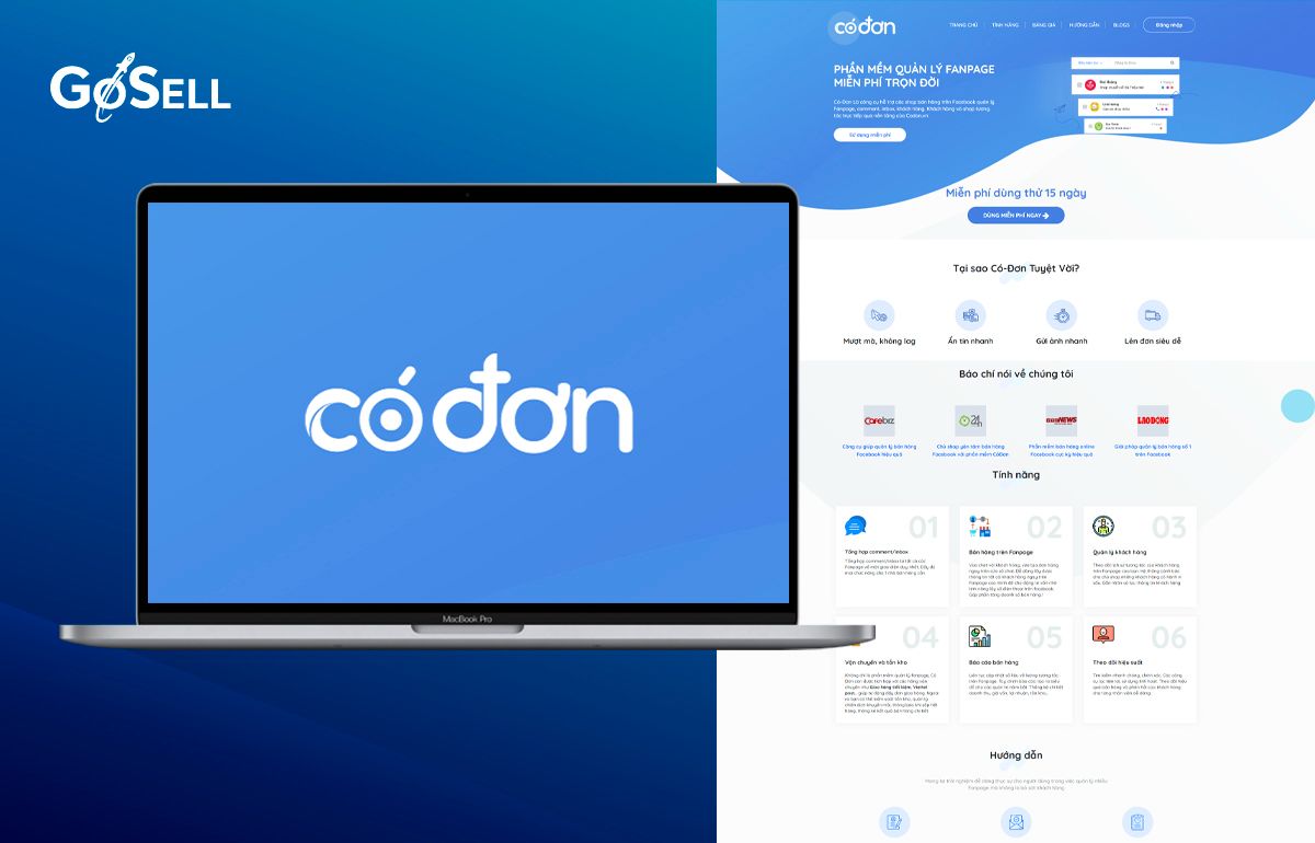 Phần mềm quản lý Fanpage Codon.vn