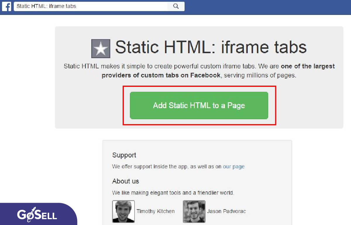 Cách tạo Landing page Facebook với Static HTML