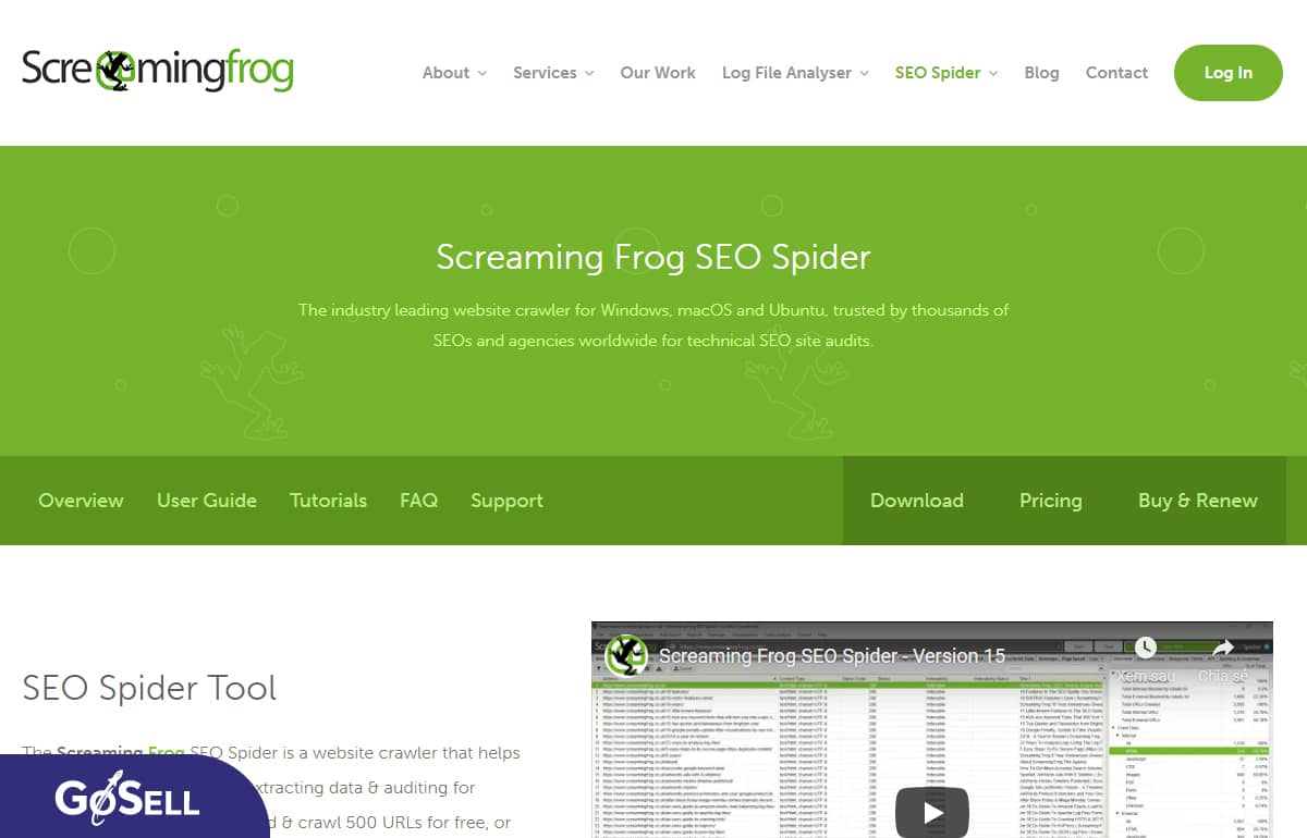 Kiểm tra tối ưu hóa website cùng Screaming Frog