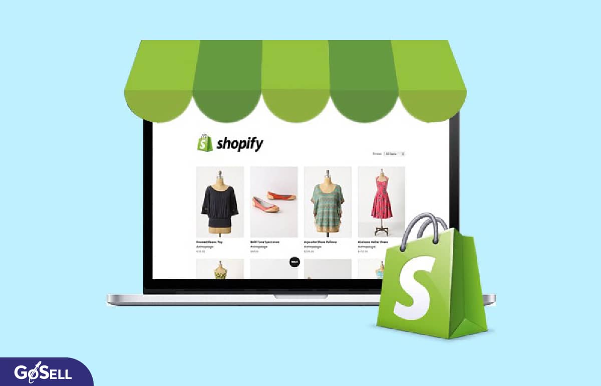 Doanh nghiệp cũng có thể sử dụng nền tảng Shopify để thiết kế website bán hàng