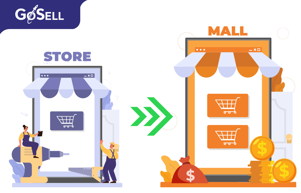 Chuyển đổi “store” sang “mall” khi bán hàng trên sàn thương mại điện tử