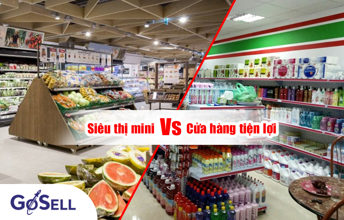 sự khác nhau giữa cửa hàng tiện lợi và siêu thị mini