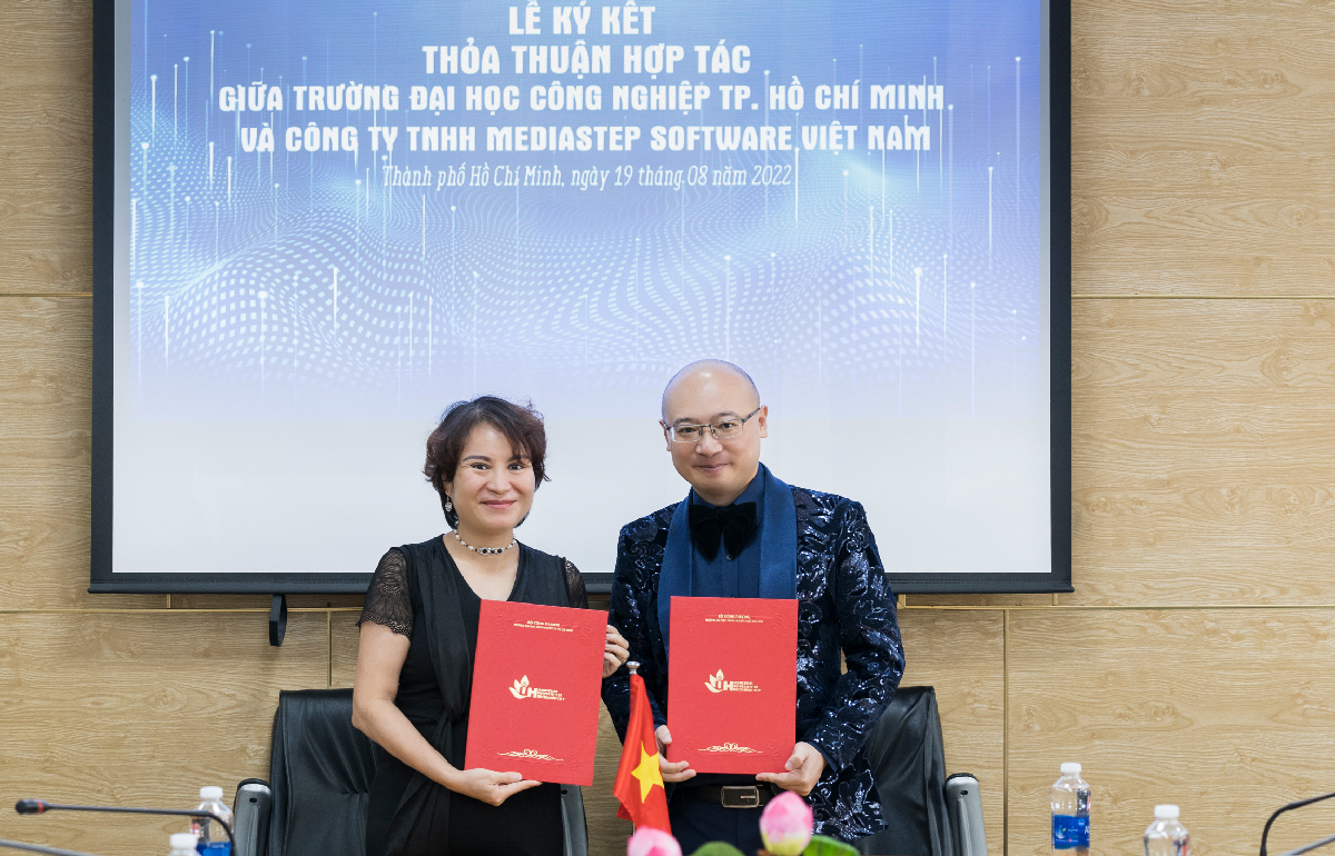 Mediastep Software Việt Nam ký thỏa thuận hợp tác cùng trường Đại học Công nghiệp TP.HCM