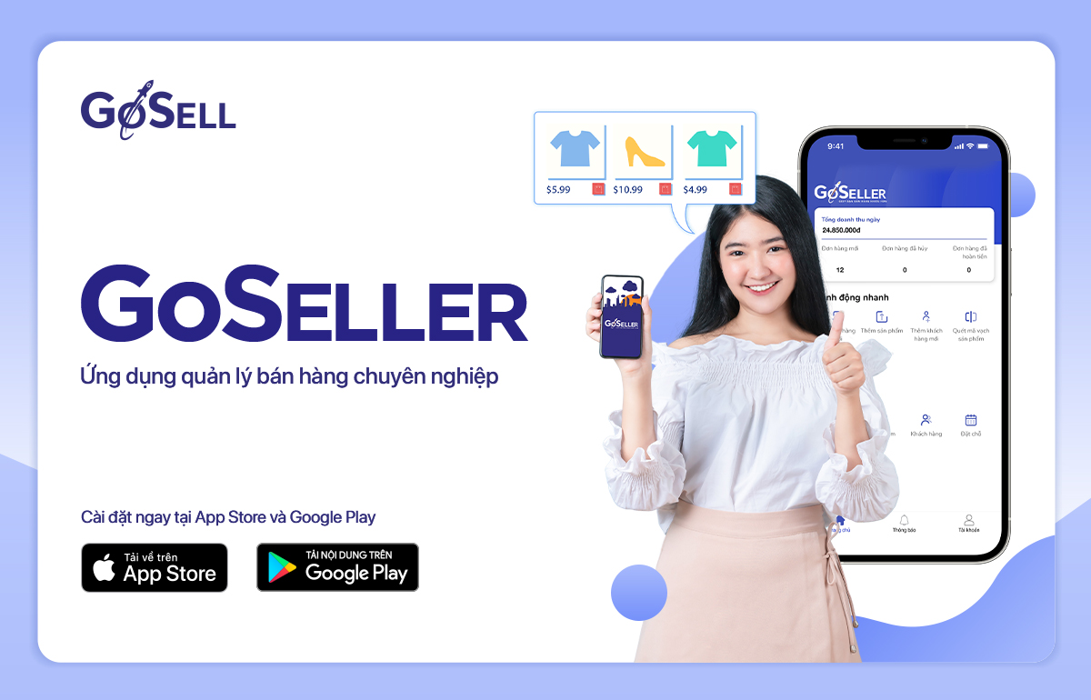 Quản lý bán hàng bằng ứng dụng GoSELLER