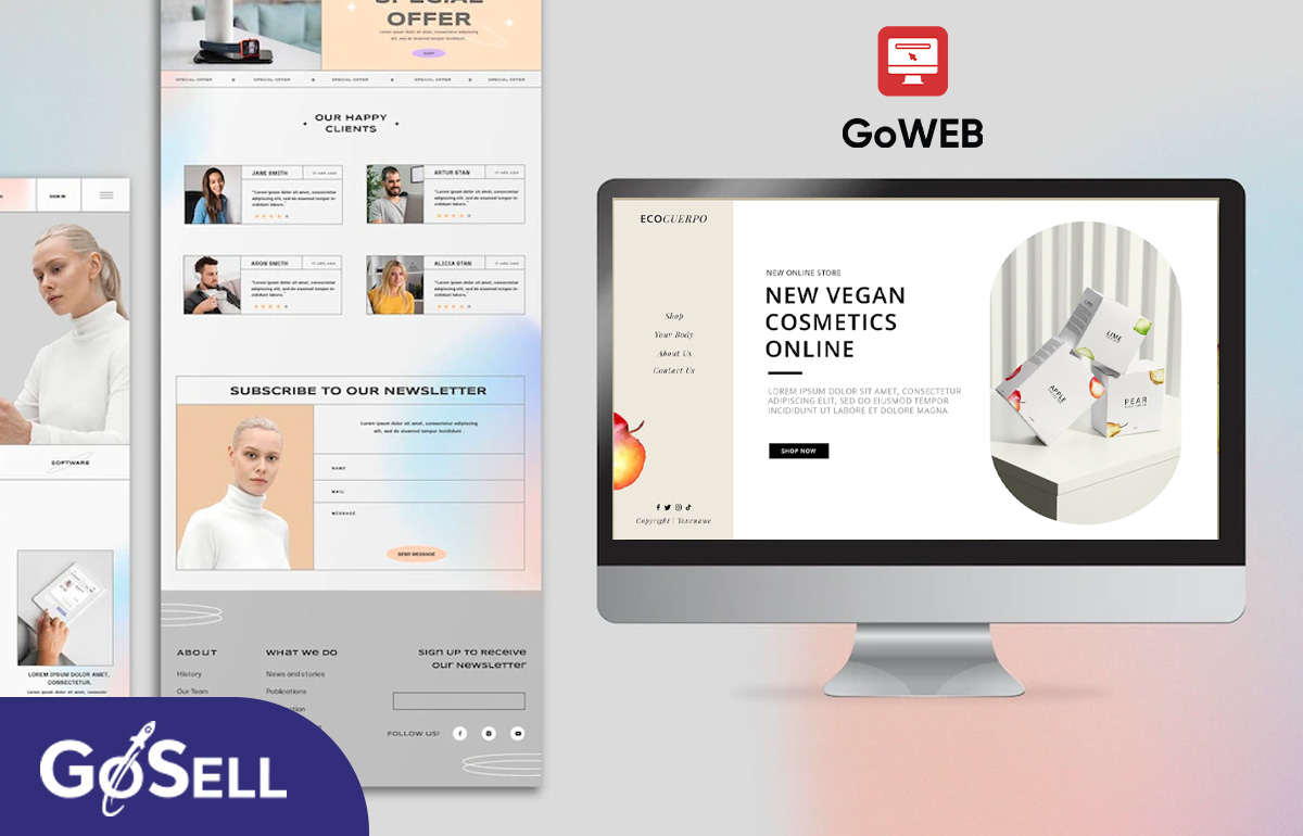 Thiết kế website kinh doanh mỹ phẩm chuyên nghiệp cùng GoWEB