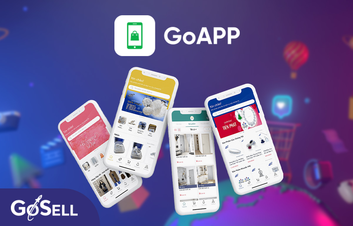 Xây dựng app bán hàng mang thương hiệu riêng với GoAPP