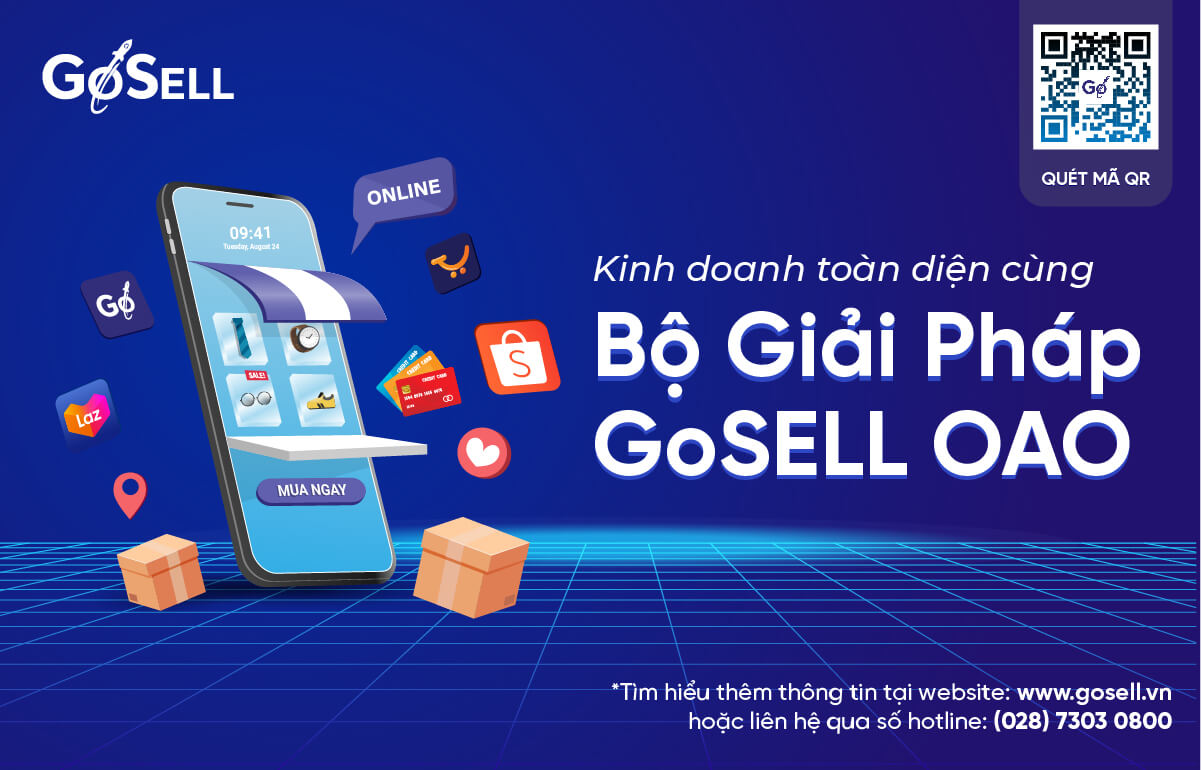 Phần mềm hỗ trợ quản lý kinh doanh đa kênh GoSELL