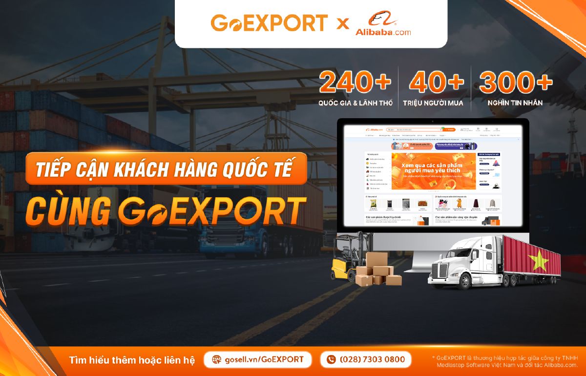Xuất khẩu hàng hóa ra quốc tế cùng với GoEXPORT 