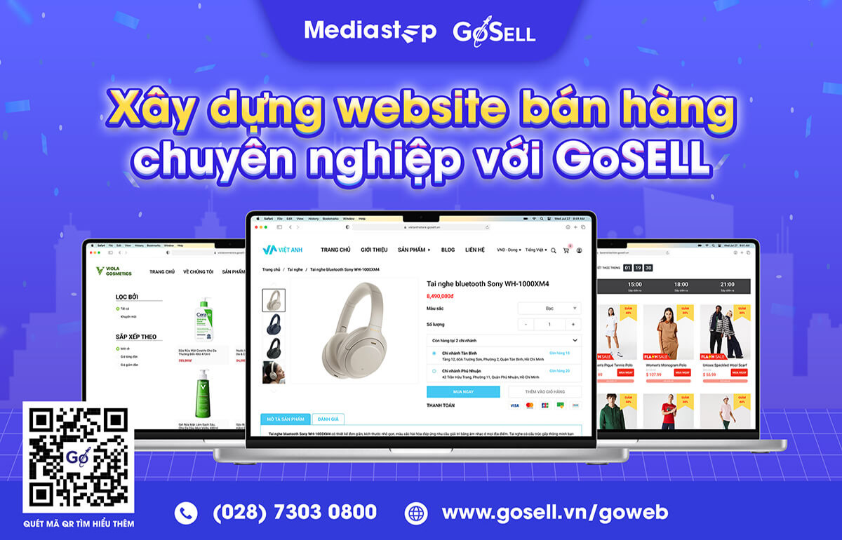 Thỏa sức sáng tạo, thiết kế website theo phong cách riêng với GoWEB