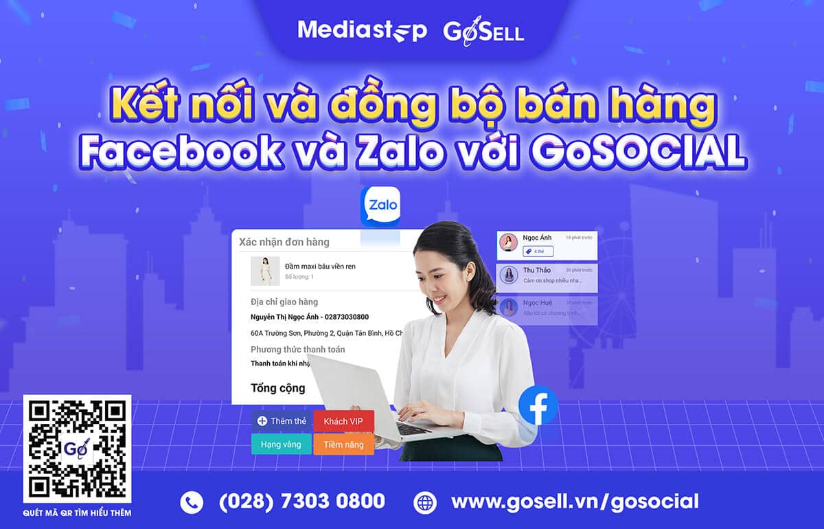 Quản lý toàn diện hoạt động bán hàng trên Fanpage Facebook với GoSOCIAL