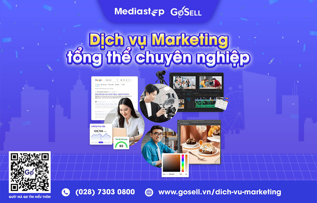 Các dịch vụ marketing tổng thể của Mediastep